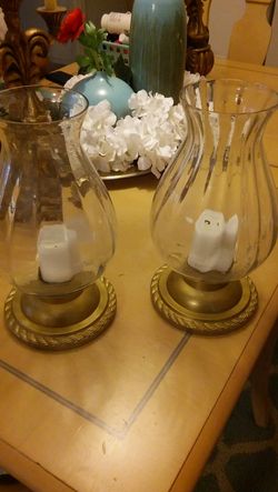 Two candle holders lanterns