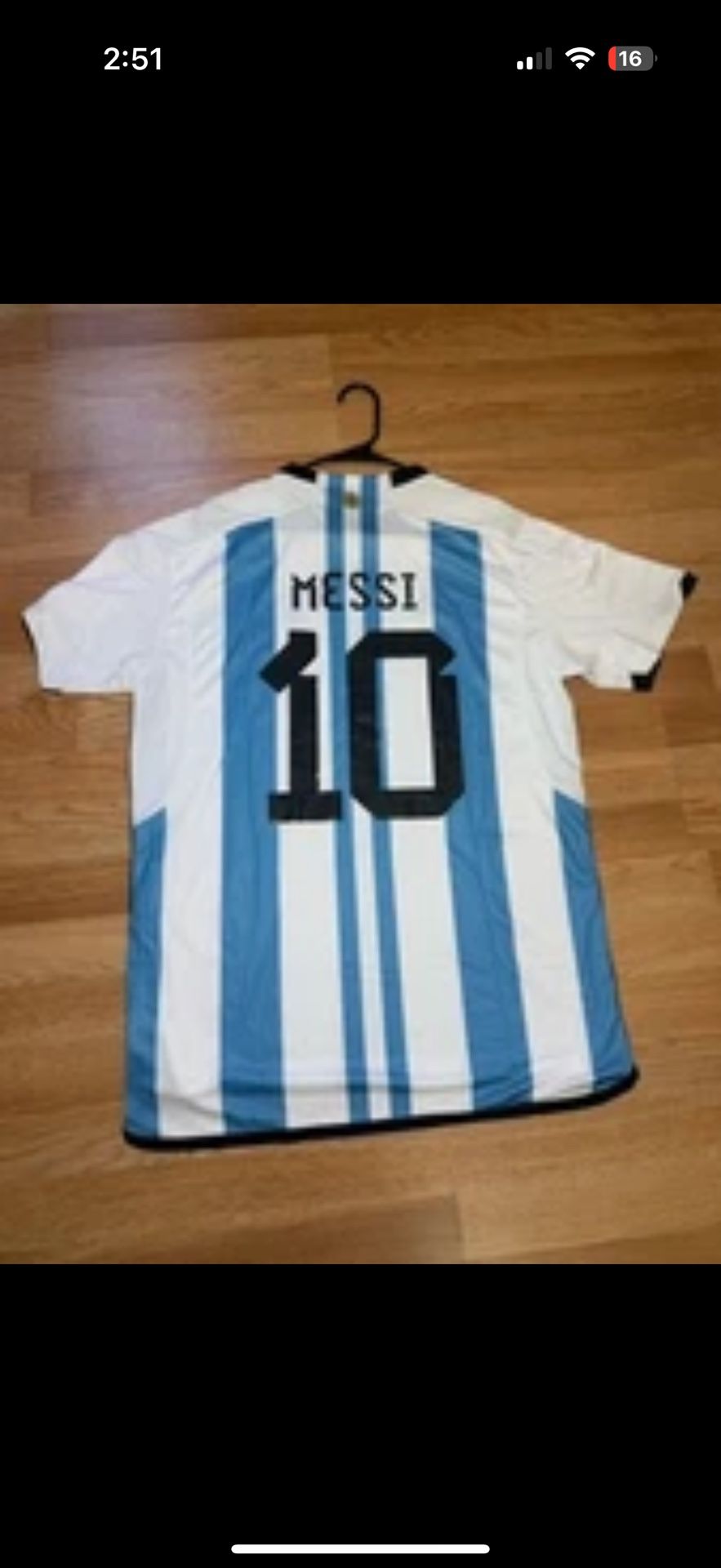 New Messi Jersey Size Xl