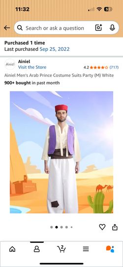 Aladdin Costume - Medium