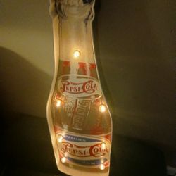 Light Up Pepsi Sign.