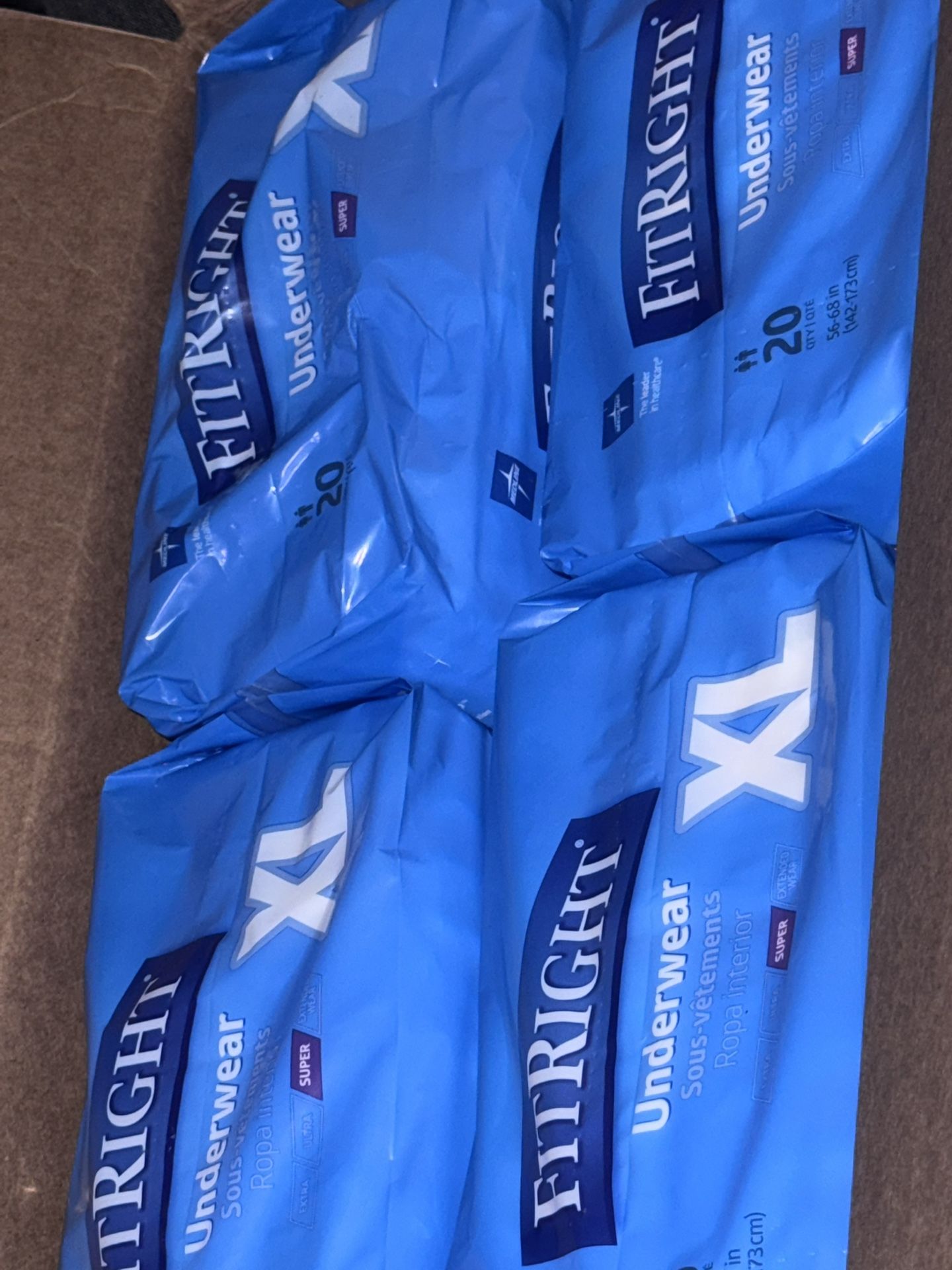 Fit Right XL extra Large Underwear Diapers Brand New