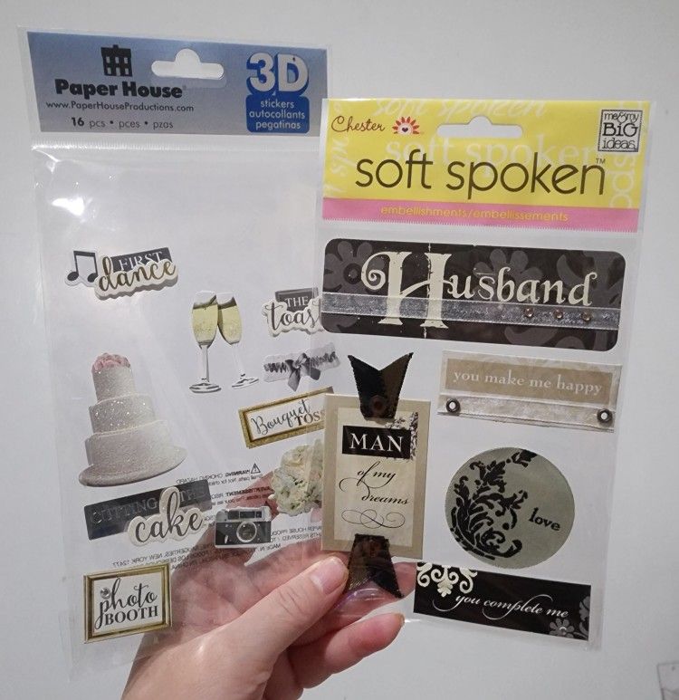 Paper House Wedding Stickers Set/2 Packages BNIP 