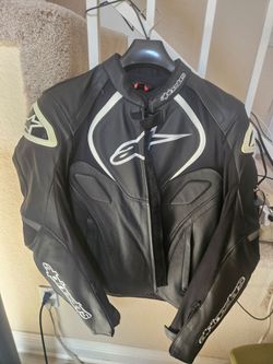 Alpinestars motocycle leather jacket