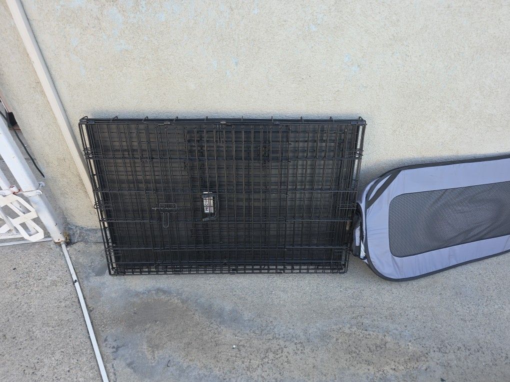 Large Dog Cage And Travel Cage