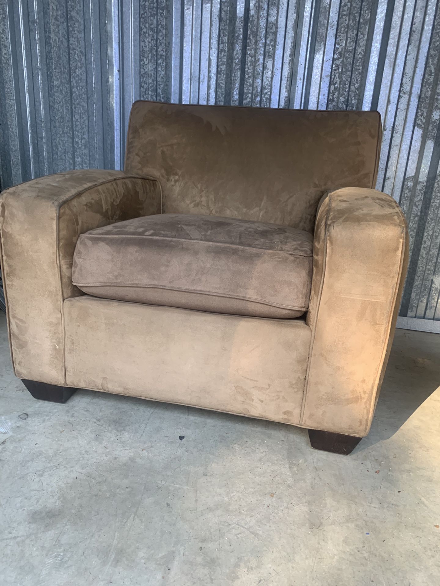 Brown Suede chair