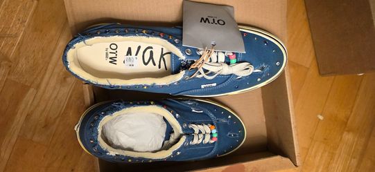 Vans OTW Era 95 Satoshi Nakamoto Round Lucky Charm Navy size us 12