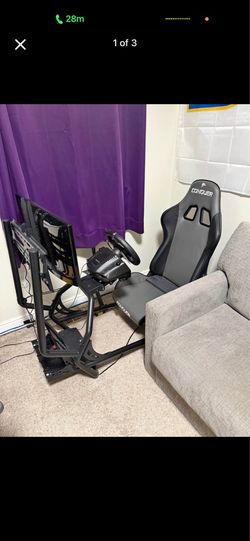 Racing sim set