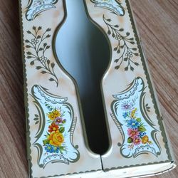 Vintage Tin Tissue Dispencer By Baret Ware Made In England

