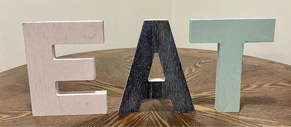 Decorative Wooden 'EAT' Wall Letter