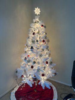 White Christmas Tree