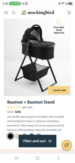 Mockingbird Bassinet + Bassinet Stand