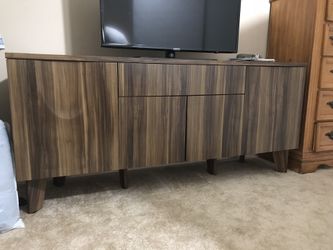 Zebra wood credenza