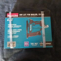 Makita 18v LXT 23 Gauge Pin Nailer