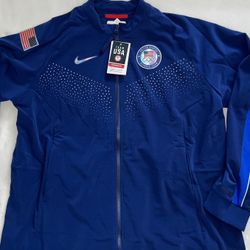 Nike Paris 2024 Team Issued USA Olympics Podium Jacket DZ3572-492 Women's XL