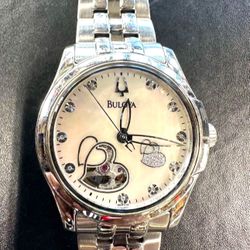 Bulova Heart-Face Watch