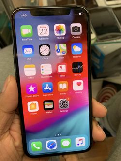 iPhone X 256gb factory unlocked Mint