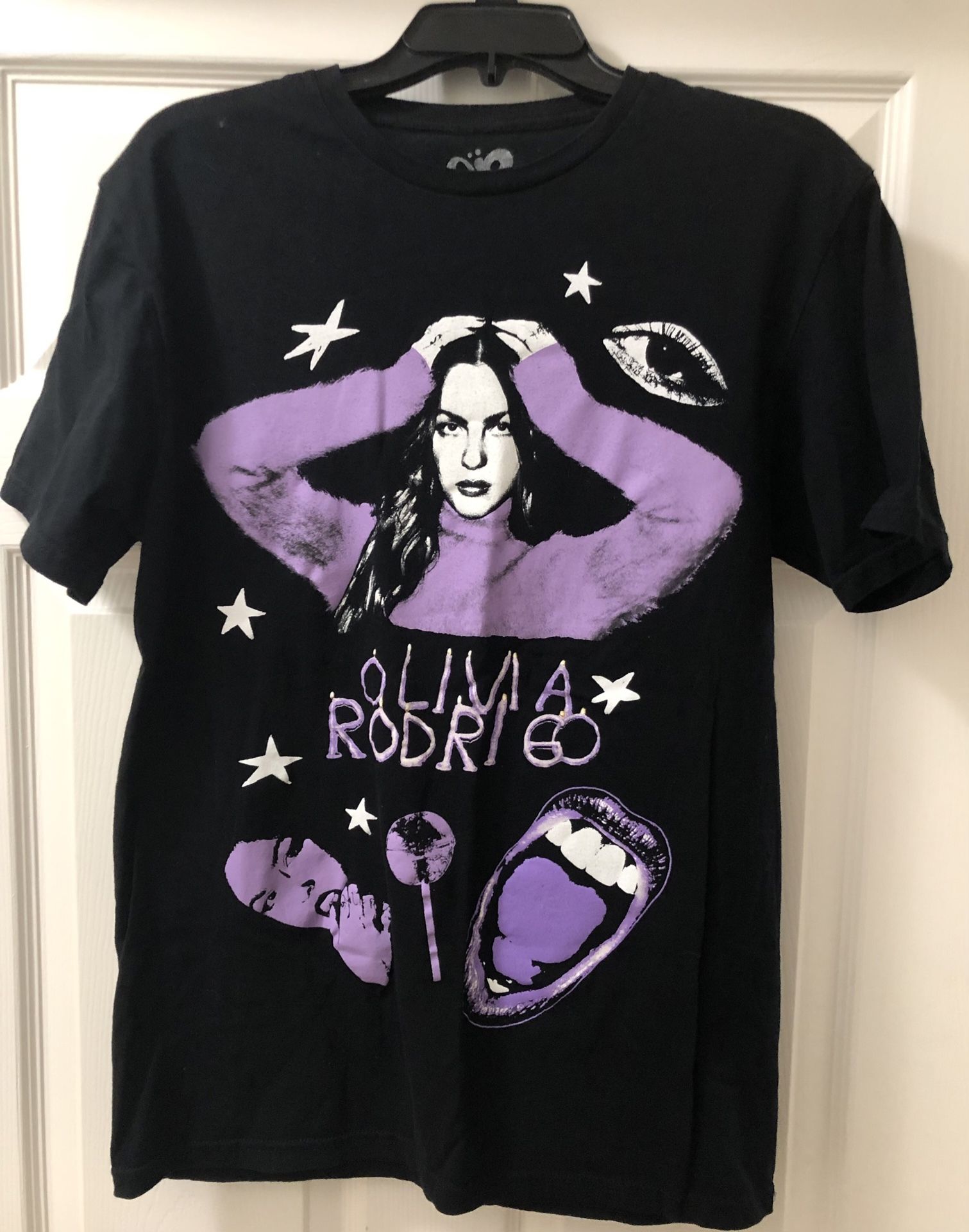 Olivia Rodrigo Black & Purple Graphic Tee