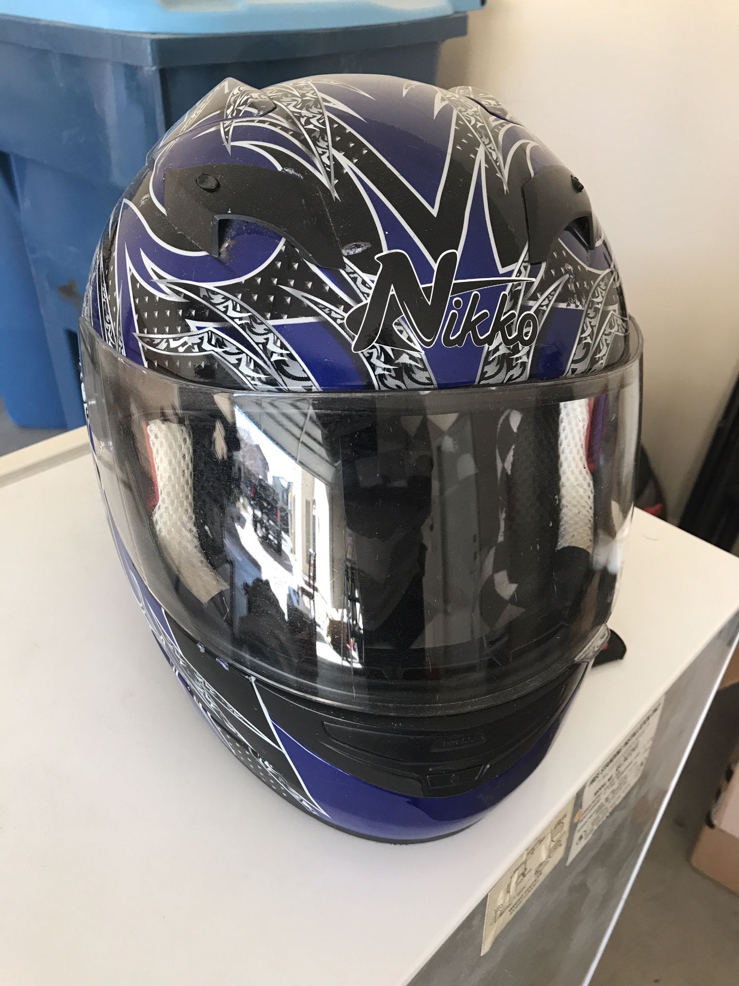 Large Motorcycle π helmet (Dot)