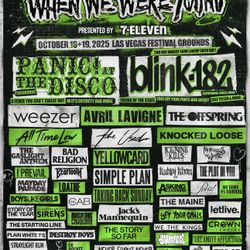 10/18 Saturday (1)  GA+ WHEN WE WERE YOUNG ticket!!