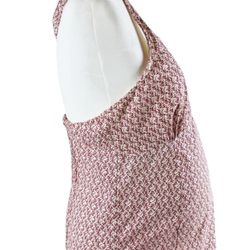 Motherhood Maternity Red Ditsy Floral Halter Top Sz M