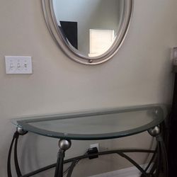 Entryway Table & Mirror 