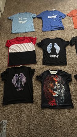 $7 a shirt text for sizes