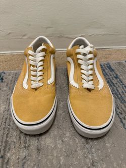 Yellow Vans old skool