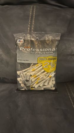 New Pride Professional Golf Tee System Pro Length 2 3/4” Approximately 45 Tees