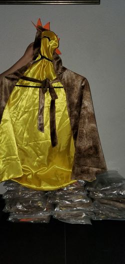Last Minute Halloween Costume- Boy Dragon Hooded Cape $10