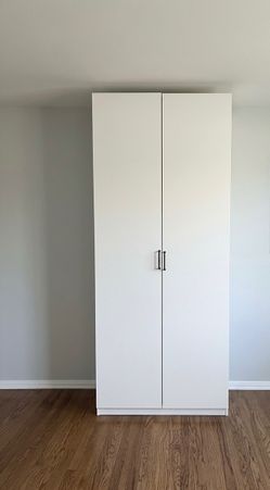 IKEA IPAX Wardrobe with Black Handles