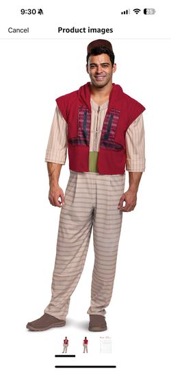 Men's Disney Aladdin Deluxe Adult Halloween Costume
