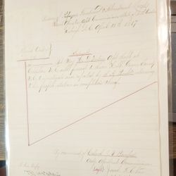 1867 Bureau of Refugees, Freedman, & Abandoned Lands Document (See Ad)