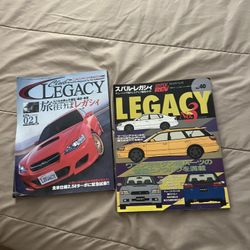 2 Japanese Magazines For Subaru Legacy GT/GTB From 1999 And 2005, Intake Valve Cleaner And Throttle Body Cleaner