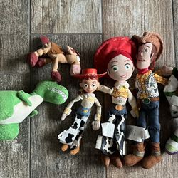Toy Story Plush Woody,Jessie,buzz,,trex 
