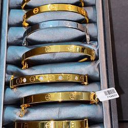  Cartier bracelets Yellow Gold/ White Gold 21k