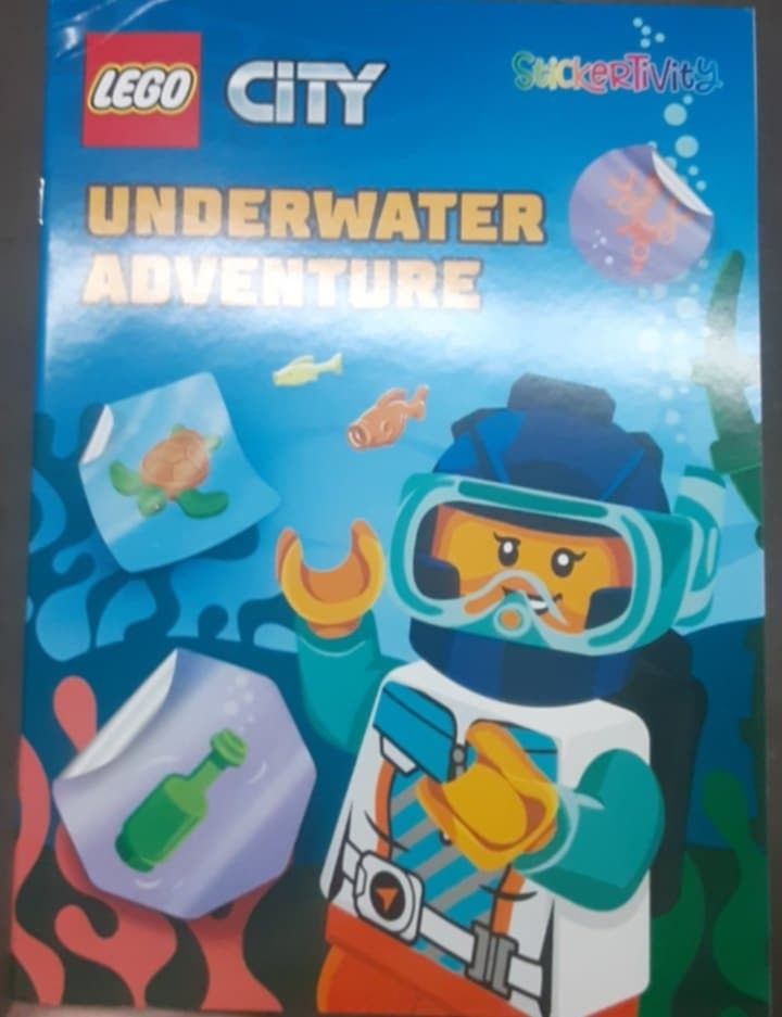 New Lego City Underwater Adventure Stickertivity Sticker Activity Book