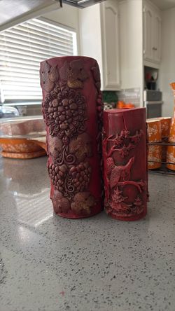 Large Vintage Candles 