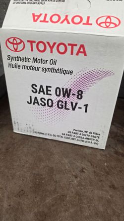 Toyota  OEM 0w-08 oil