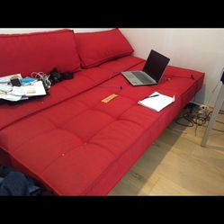 Red sleeper Couch 