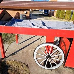 Red Produce DISPLAY WAGON