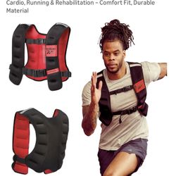 Reebok Weighted Vest Premium Adjustable Strength Training Vest with Reflective Trim for Full-Body Workouts, Cardio, Running & Rehabilitation – Comfort