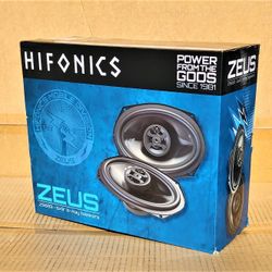 Hifonics Car Speakers Set 6x9 Inch 3-Way Coaxial Speaker System 400 Watts ZS693 🚨 Payment Options Available 🚨 No Credit Needed 🚨 