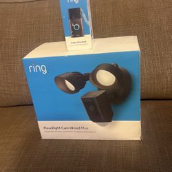 Ring Video Doorbell & Flood Cam Wired Plus