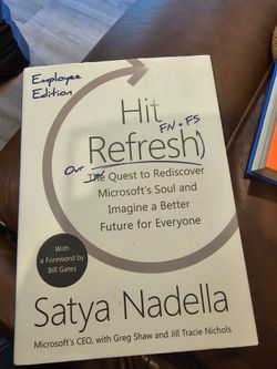 Hit Refresh Satya Nadella Employee Edition Hardcover Dust Jacket 2017