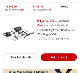 Dji avata fly smart combo with dji case
