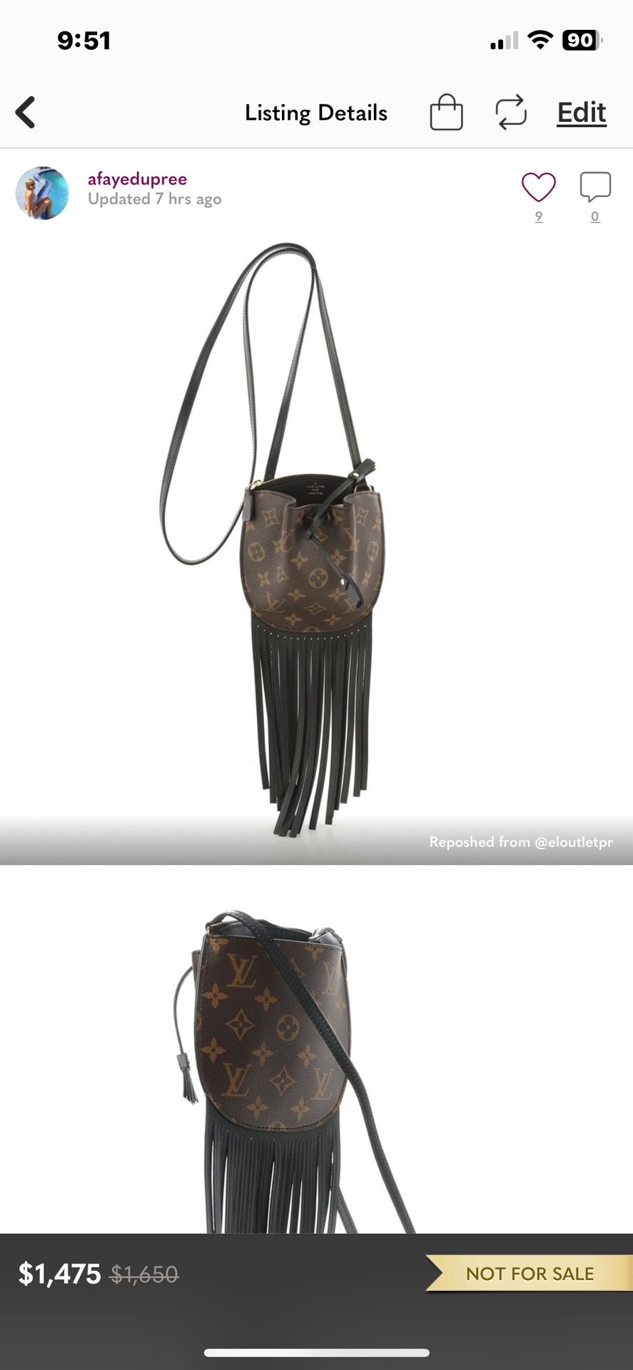 Louis Vuitton Fringe crossbody
