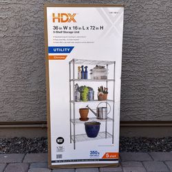 Shelving Unit- Storage Unit (Sturdy Wire Rack)