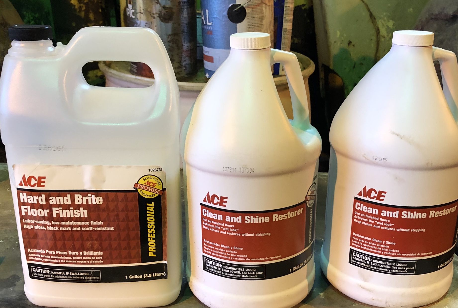FLOOR FINISH & FLOOR RESTORER