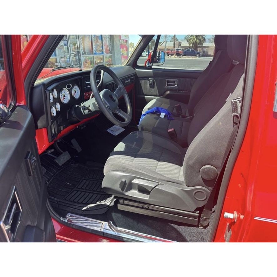 Red Chevy Silverado Classic 