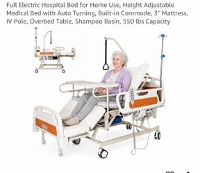 HYTRDFS. Full Electric hospital bed.